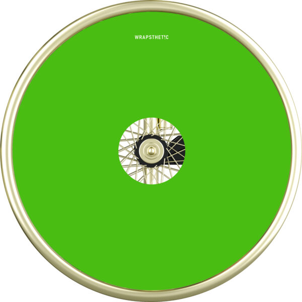 Wheelchair cover in bright green